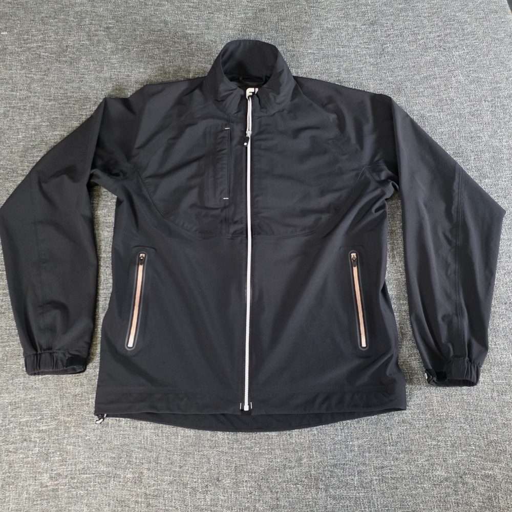 FootJoy DryJoys Tour LTS Mens Black Full Zip Golf Jacket 35322 Medium